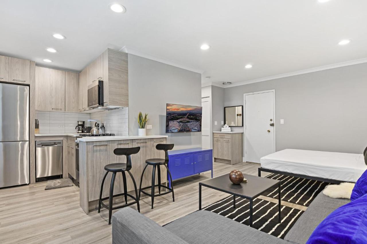 Sophisticated Studio Apartment With Modern Kitchen - Oakdale Od2 Rep Chicago Exteriör bild